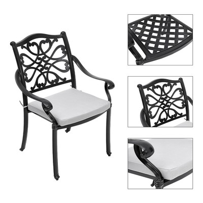 powder coated aluminium garden chairs