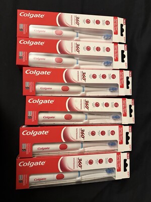 Colgate 360 Advanced Whitening Battery Powered Toothbrush - Soft Bristles