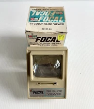 Vintage K-Mart Focal 3X Color Slide Viewer For All 2x2” Slides