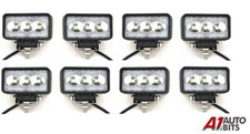 8x Projecteur Conduite Brouillard Feux Off Route Bateau LED Travail 12/24v