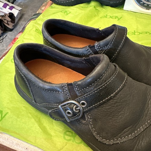 Merrell Women’s Black Leather Lightweight Casual Comfort Shoes Size 8 (US) 38.5 - Picture 13 of 13