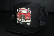 NOS vtg 80s 18 WHEELER trucker hat  snapback