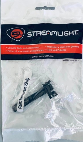 Repuesto de clip de bolsillo Streamlight 666012 para linterna USB Macrostream 66320 - Imagen 2 de 3