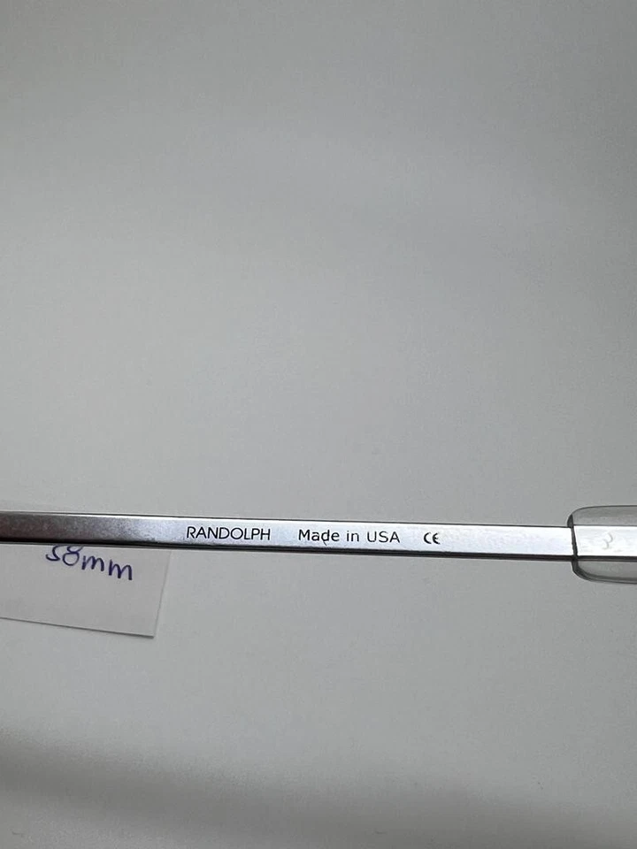 #1047 Gafas de sol Randolph AVIATOR 58 mm cromo mate gris americano envío gratuito Foto 4 de 4