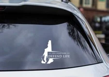 New Hampshire Defend Life Vinyl Cut-Out Pro-Life Vinyl Cut-Out Sticker
