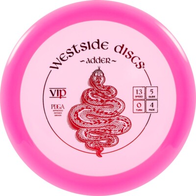 Westside Discs Adder - VIP Plastic - 13 Speed Overstable Distance Driver