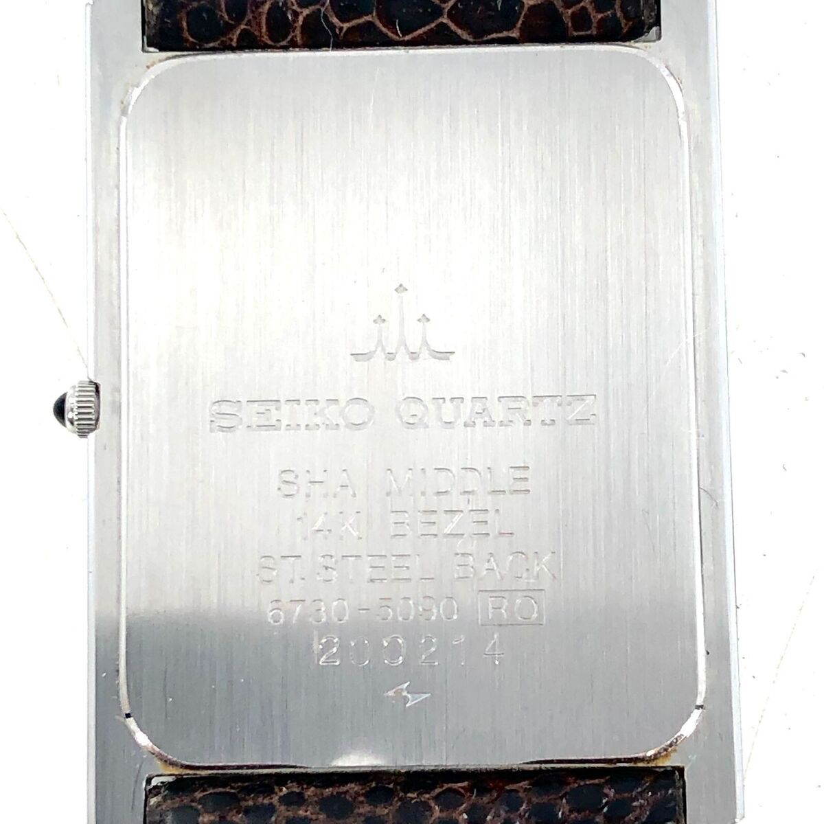 SEIKO CREDOR 6730-5090 Quartz Square Gold Analog Men's Watch SEIKO CREDOR 6730-5090 Quartz Square Gold Analog Men's Watch
