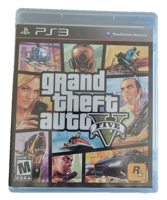    GTA V PS3 Complete w/ Map  ️ Manual   Rockstar Classic  