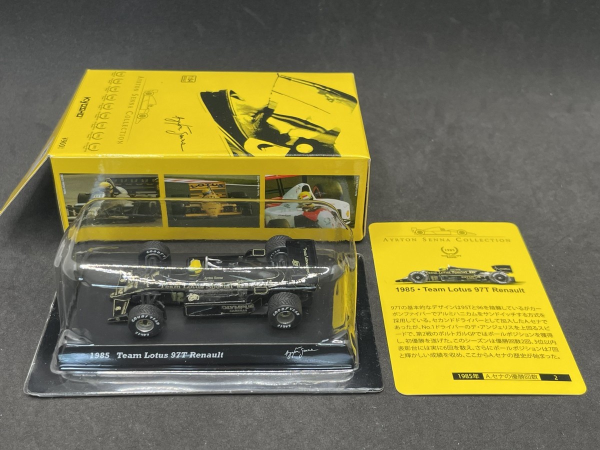Kyosho 1/64 Ayrton senna collection Lotus 97T Renault 1985 Diecast