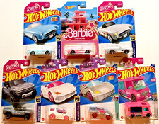 Hot Wheels  BARBIE THE MOVIE  EXTRA,SCREEN, METRO, TOONED  Lot Of 7  NEW