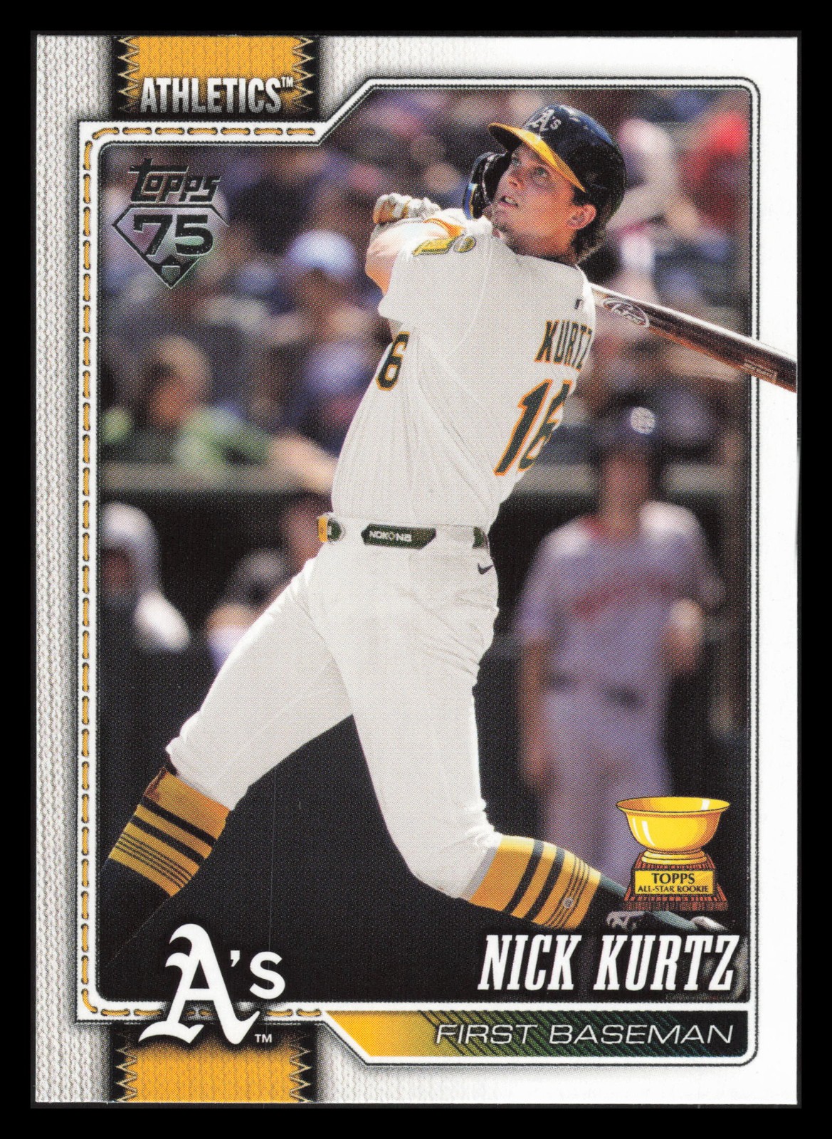 Nick Kurtz Gold Cup 2026 Topps Series 1 #97 Athletics