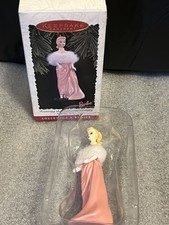 Hallmark Keepsake Enchanted Evening Barbie 1996 Christmas Ornament 3 in Series