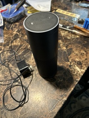 Amazon Echo Black Tower SK705DI 1st Generation Alexa Smart Speaker, Works