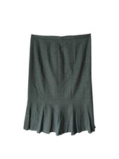 Talbots Gray Wool Blend Lined Skirt 8 Whimsigoth Dark Witch Cottagecore