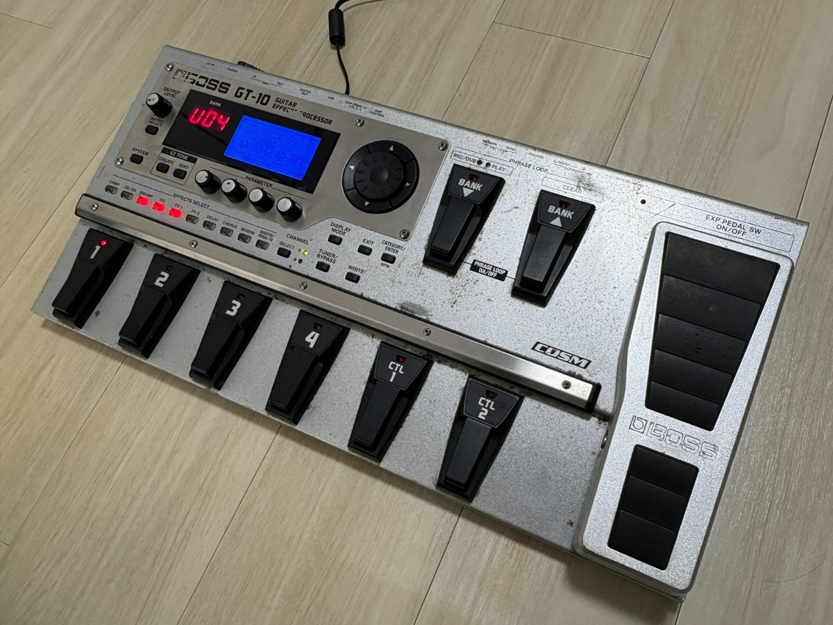 Boss GT-10 Multi Guitar Effects Processor Effect Pedal with Power