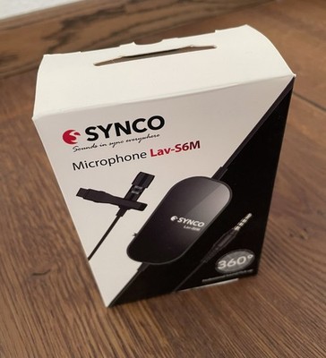 SYNCO Lav-S6M Lavalier Mikrofon 6m Monitoring TRS TRRS Kamera Smartphone