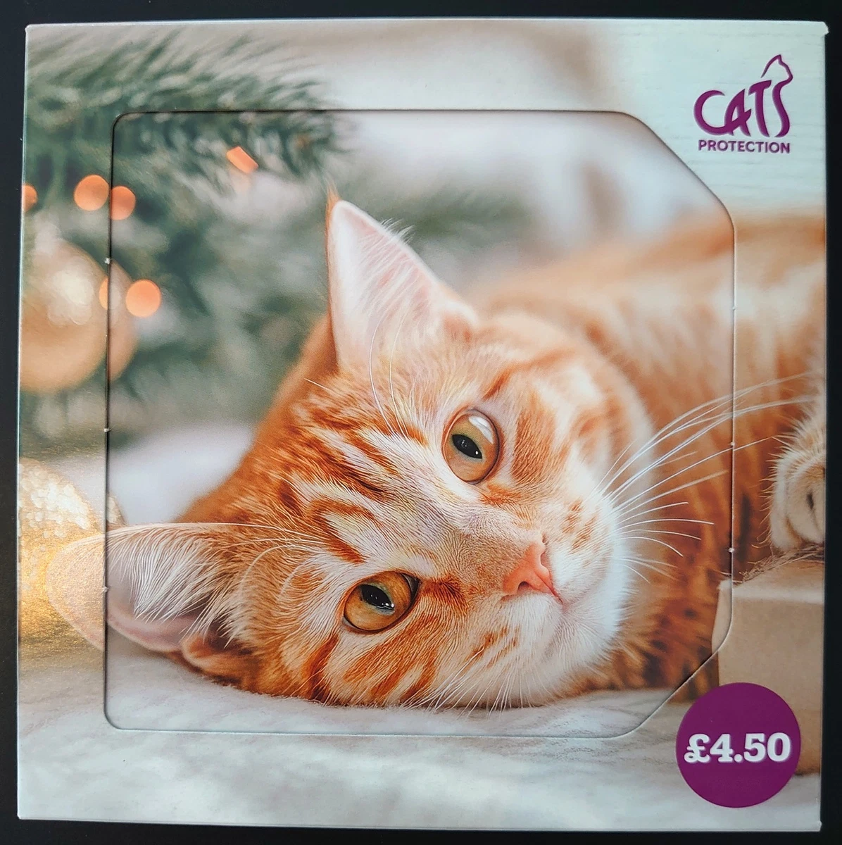 Pet Cat Dog Christmas Xmas Tree Festive Santa Greeting Gift Card From - View #10