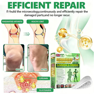 Clearena Berberine NAD+ Microneedle Patch, 10-in-1 Metabolic