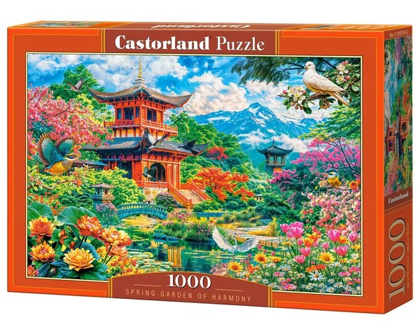 Puzzle 1000 ElementóW. Wiosenny OgróD Harmonii Castorland-image