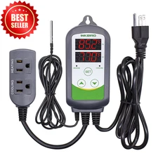 ITC-308 Digital Temperature Controller Thermostat Heating Cooling Outlet 110V10A