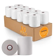 3 1/8'' x 230ft' Thermal Paper Receipt 10 Rolls, Receipt Paper POS Cash Regis...