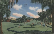 Clearwater, Florida FL Clearwater Golf Country Club Tichnor Newport Postcard
