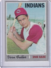 1970 Topps Baseball #558 Vern Fuller - Cleveland Indians