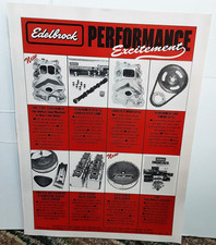 1987 Edelbrock Ad Performance Parts Manifolds Cams Valve Covers Print