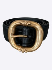 Chrome Hearts Black Brass Gunslinger Belt