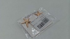 Brown Starfish Earrings Ocean Beach Coastal Nautical Stud Jewelry Gift Women
