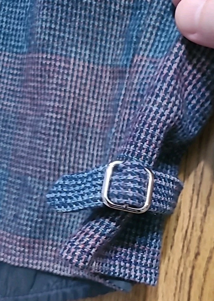 RETRO Jantzen Women's Vest Size 16 Blue Pink weave costume cozplay cute - Image 4 of 4