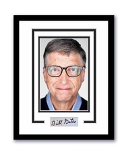 Bill Gates Autographed Signed 11x14 Framed Photo Microsoft ACOA