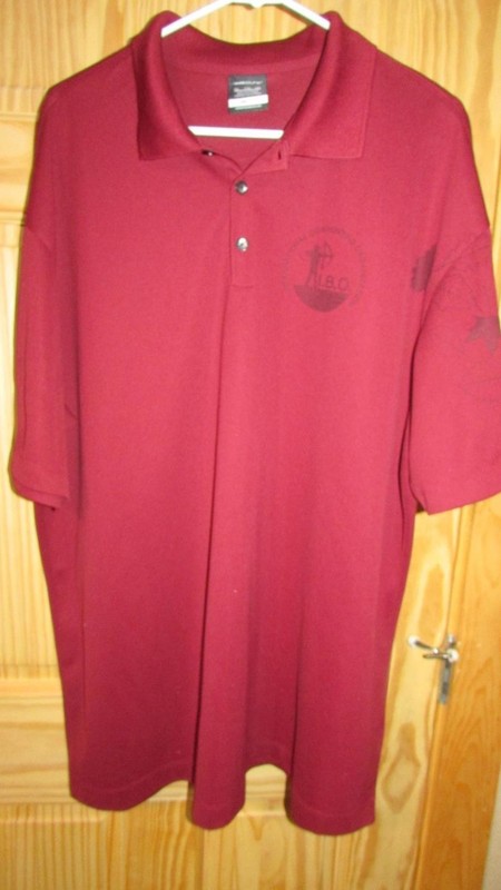 MENS  ARCHERY  NIKES  Sz. XXL  BURGUNDY  BOW HUNTING SHIRT   2013  CHAMPIONSHIP