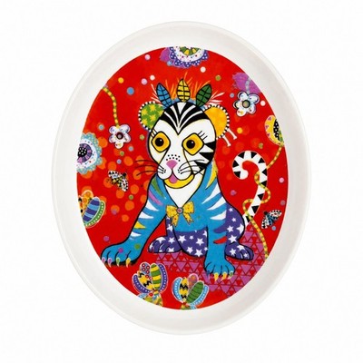 Maxwell & Williams Donna Sharam Tiggy & Tiny Tiger Plate Porcelain Plate Dish