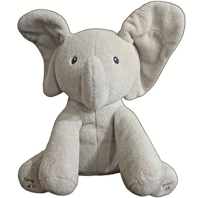 Gund Flappy The Elephant Peek-A-Boo Plush - Animated Singing Toy - Works