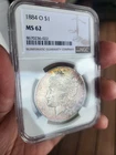 1884-O Morgan Silver Dollar NGC MS62 Toned Beauty!