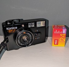 Konica EFJ Auto Date 36mm F/4 Hexanon Point & Shoot Film Camera - Fair Condition