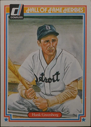 1983 Donruss Hall of Fame Heroes Baseball Hank Greenberg #16