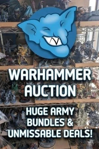 Warhammer Variety & Mixture Auctions - £1 Starts - FREE PAINT - Evening
