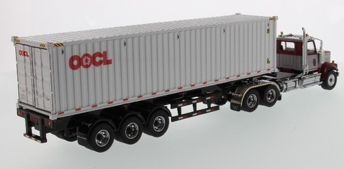 DIECAST MASTERS, WESTERN STAR 4900 SF Avec porte container et container 40 Pi... - Picture 4 of 8