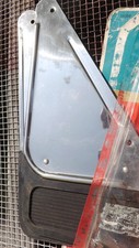 70s Vtg Nos Front Mini Stainless Steel Chrome Mud Flaps Splash Guards Muscle Car