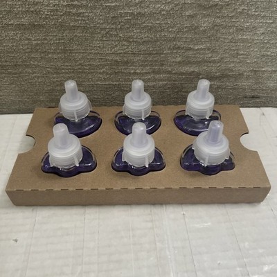 Lot Of 6 Air Wick Plug in Scented Oil Refill Lavender Chamomile NEW