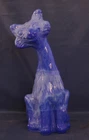 Fenton Alley Cat figurine 11' tall Periwinkle Slag