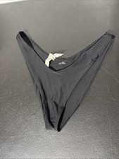 Aerie Black Swimsuit Bottoms Cheekier XXL High Cut New NWT