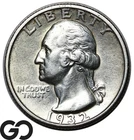 1932-S Washington Quarter, Avidly Pursued Choice AU+ Key Date
