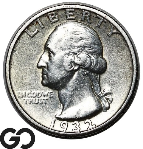1932-S Washington Quarter, Avidly Pursued Choice AU+ Key Date