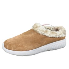 Skechers On-The-Go Joy Gratify Mule Women Slipper Size 8 Casual Tan Leather