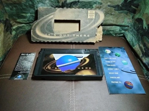 Vintage 1995 Sega Saturn It's Out There Promo VHS Mailer Brochure Free CD Offer - product listing photo
