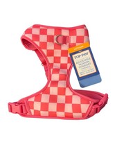 Top-Paw Pink Checkered Adjustable Fashion Comfort Dog Harness Size Medium NWT