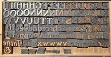 Letterpress Wood Type - Ben Franklin 12 Line